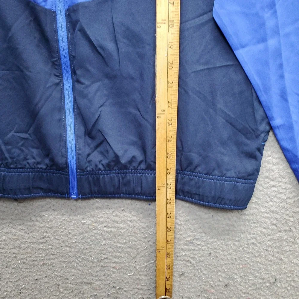 Reebok Windbreaker Jacket Mens L Multi Colorblock Athletic Full Zip 3RSMJ1706